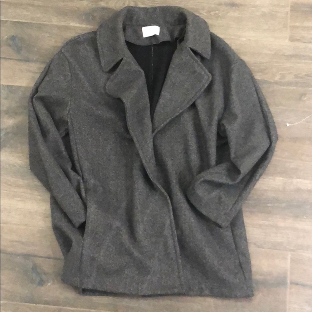 ZARA Grey felt coat